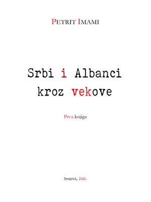 cover image of Srbi i Albanci kroz vekove